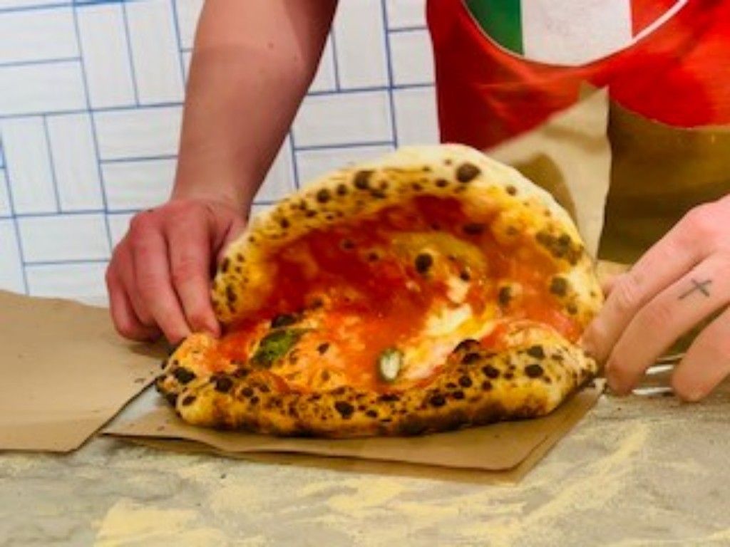Pizza making  in Naples
