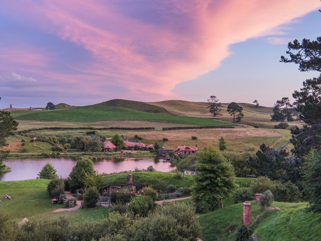 Hobbiton Movie Set 