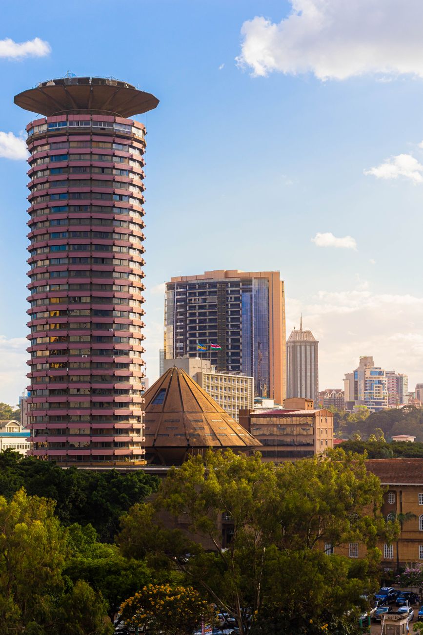 Nairobi city skyline