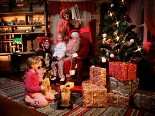 Santa with children