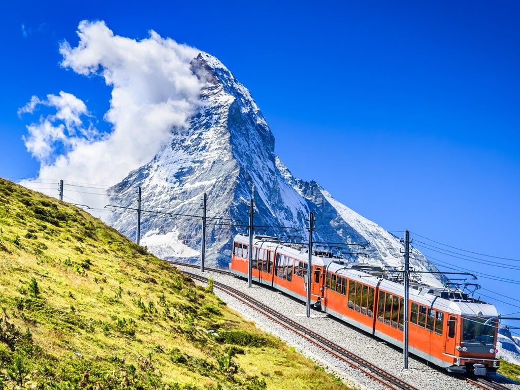 Gornergratbahn and Matterhorn